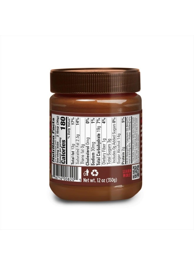 Good Good GOOD GOOD No Added Sugar Belgian Choco Hazel Spread - Chocolate Spread with Natural Sweeteners - Gluten Free - Vegetarian Friendly - 12oz / 350g (Pack of 1)  - Image 2