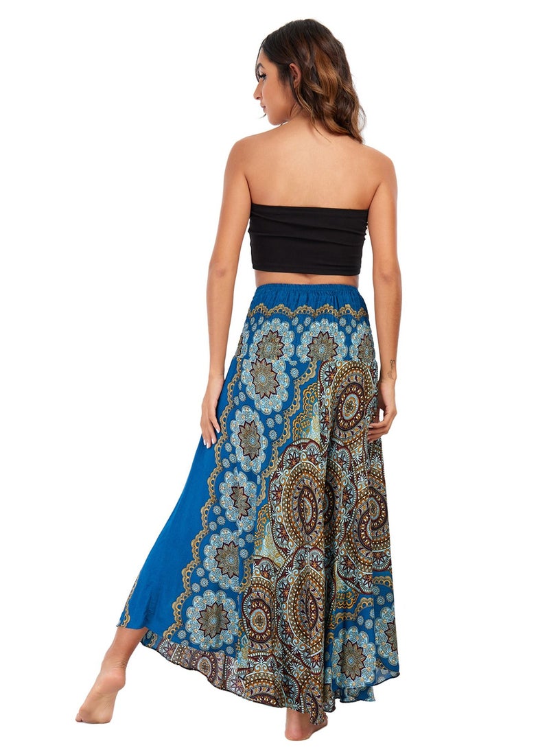 Loquat - Casual Dress Half Skirt Beach Vacation Skirt Two Dresses Full Skirt - Image 1