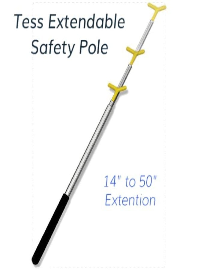 miniscraper Tess Safety Pole -Smoke Detector and Emergency Exit- Extendable Pole Tester Original - Allows Easy Excess and Monitoring for Life Safety Products -Spellbound - Image 2