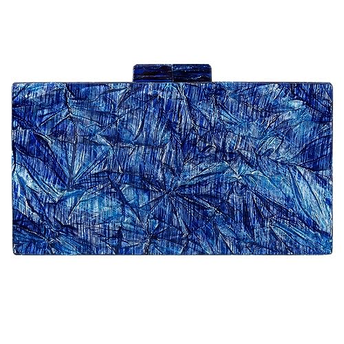 Gets Acrylic Clutch Purses for Women with Marbling Purses and Handbags Elegant Banquet Evening Crossbody Bag - Image 3