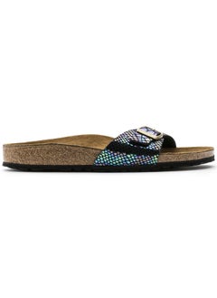 BIRKENSTOCK Madrid Shiny Snake Black Multi Birko-Flor Sandal  - Image 2