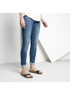 BIRKENSTOCK Madrid Shiny Snake Black Multi Birko-Flor Sandal  - Image 4