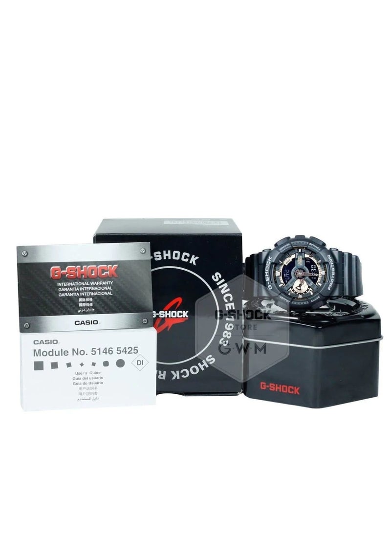 CASIO Casio G Shock Men's Analog+Digital Quartz  Watch GA-110RG-1 - Image 4