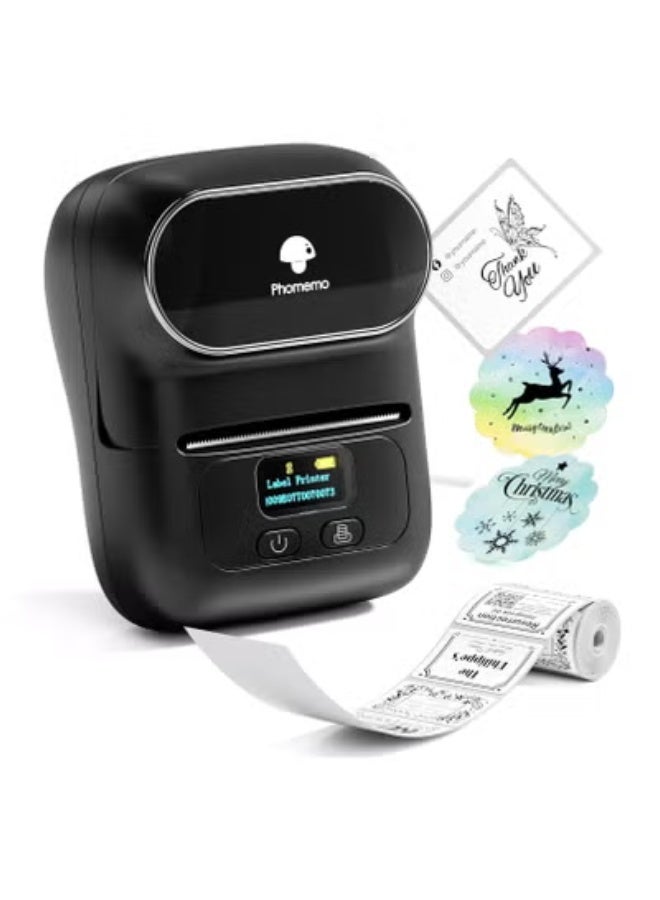 Phomemo M110 Portable Bluetooth Thermal Label Maker - Black - Image 1