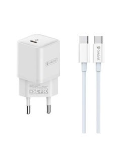 Celebrat C-H1-EU Fast Charger With Type C Output And Intelligent Identification Smart Chip Fits Various Smart Devices 20W - White - pzsku/Z8B0F6E2FB6EE013984B4Z/45/_/1733302372/a1478f0e-b67b-4824-acd0-4ca3afc3e756