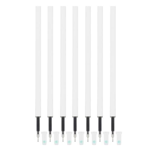 DunBong Black Needle Point Pen Gel Ink Refills, Liquid Gel Pens Refills - 0.5mm Fine Line, Set of 10 (Black) - Image 2