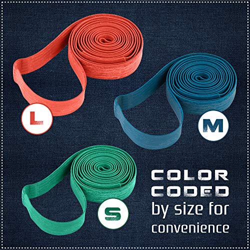 kitchentoolz 12 Pack Variety Extra Large Moving Rubber Bands for Furniture and Moving Blankets - Extra Strength Rubber Mover Bands - 42", 30" and 26" Length - Moving Supplies by Kitchentoolz - Image 3