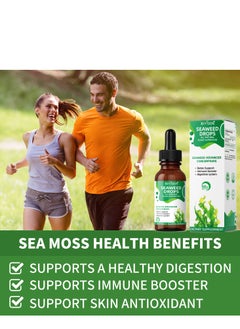 BIYODE Seaweed Drops 60ml,Seaweed Advanced Concentrate , Lrish Sea Moss Extract 1500mg,Detox Support Immune Booster Digestive System  - Image 3