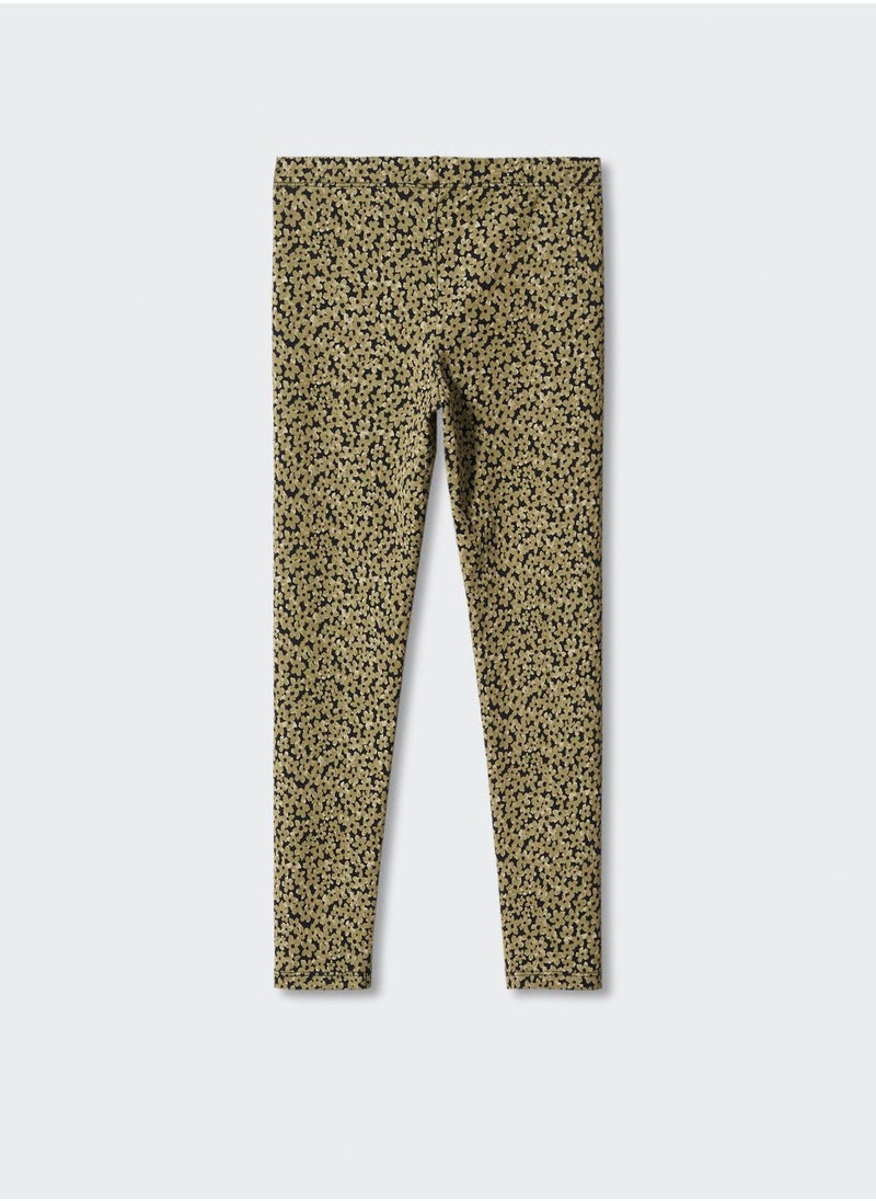 MANGO - Kids Floral Leggings - Image 1