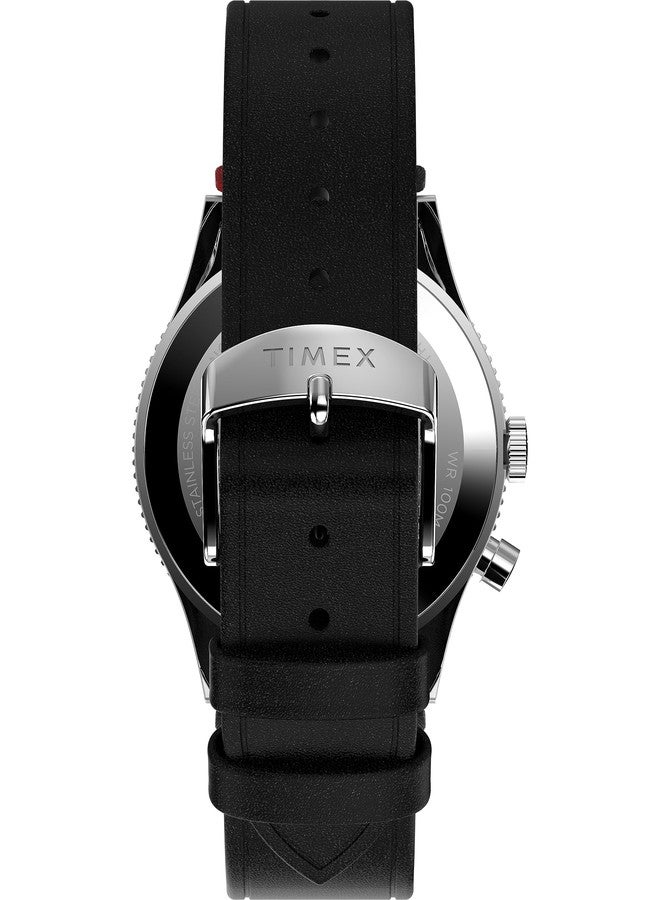Timex Men Analog Quartz Watch with Leather Strap TW2W22800 - Image 3