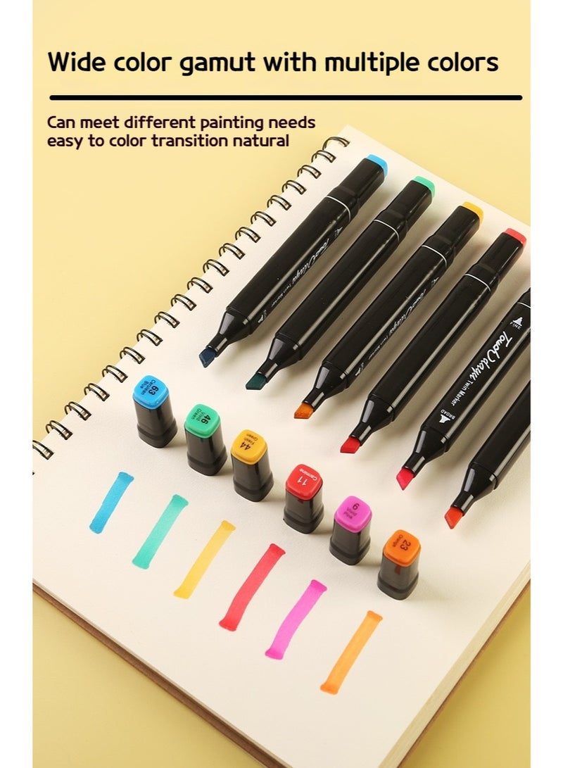 Touch 80-Piece Twin Tips Marker Pen Multicolour - Image 2