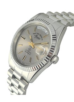 West End Watch Co West End Watch Co Sunray Silver Dial Automatic Stainless Steel Analog Watch For Men 6828_10_3034Y2 37 mm  - Image 2