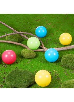 Civaner Plastic Balls Multi Colored Replacement Toy Balls Crush Proof Bulldozer Balls Soft Plastic Air Filled Ocean Balls For Toddlers 1.75 Inch Balls Toys (6 Pieces)  - Image 5