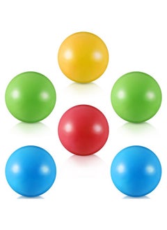 Civaner Plastic Balls Multi Colored Replacement Toy Balls Crush Proof Bulldozer Balls Soft Plastic Air Filled Ocean Balls For Toddlers 1.75 Inch Balls Toys (6 Pieces)  - Image 1