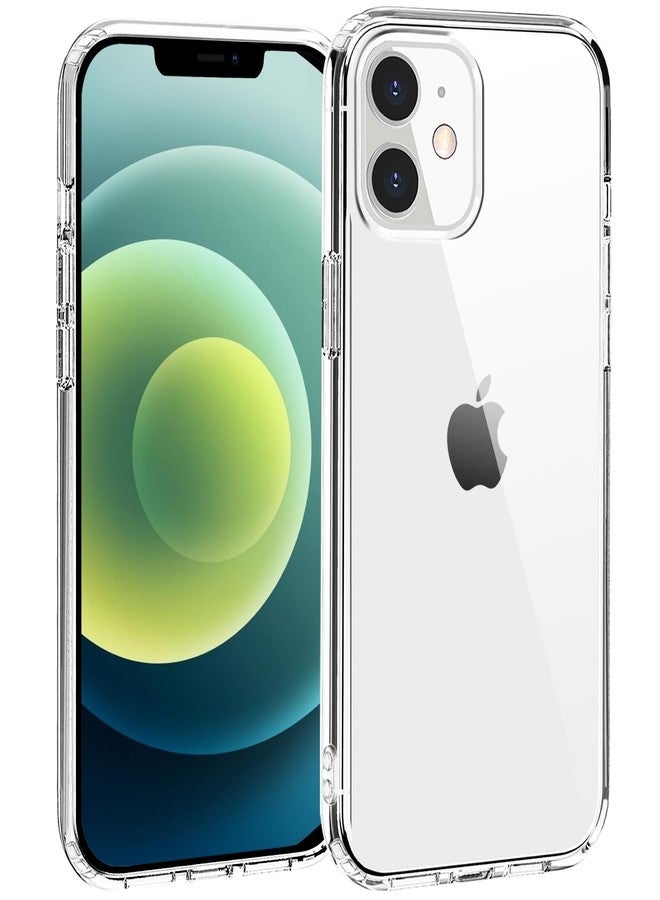 TENOC Phone Case Compatible for iPhone 12 Mini, Clear Case Shockproof Protective Bumper Slim Cover 5.4 Inch - Image 1