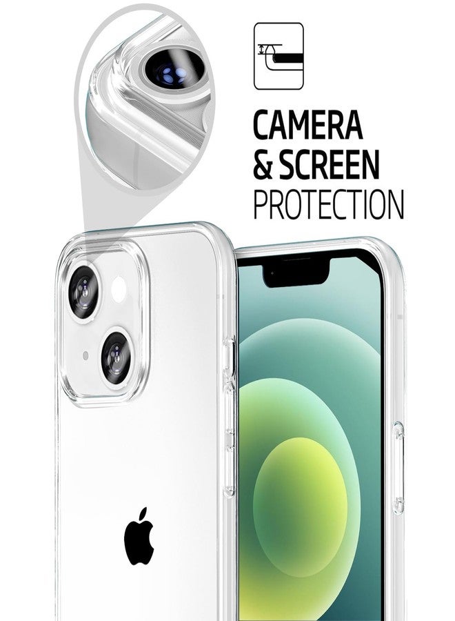 TENOC Phone Case Compatible for iPhone 12 Mini, Clear Case Shockproof Protective Bumper Slim Cover 5.4 Inch - Image 4