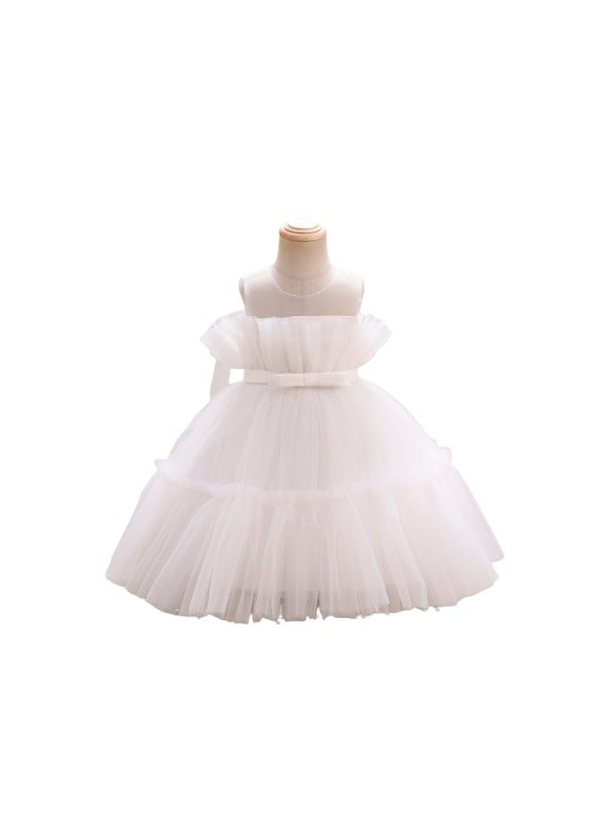 D'Daniela Tulle Ruffle Dress - Image 1