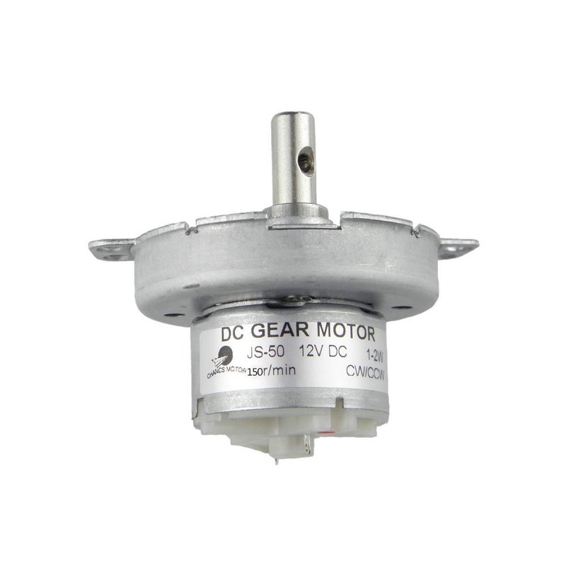 CHANCS JS-50 12V DC 150RPM Slow Speed Motor CW/CCW Gear Electric Motor Brushed Mini DC Gear Motor - Image 2