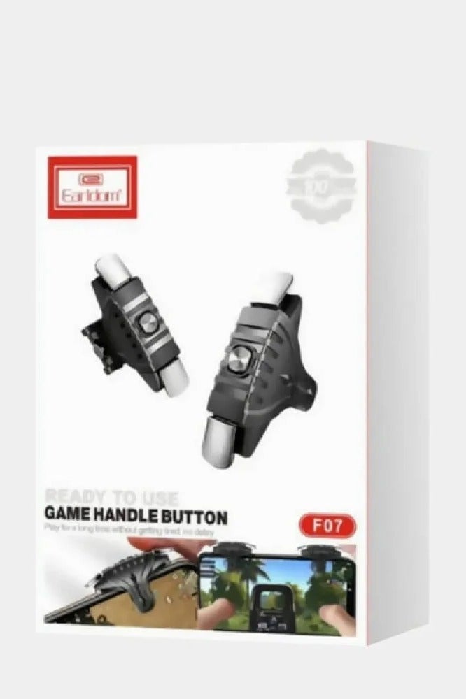 Earldom F07 Game Handle Button Smartphone Mobile Game Triggers for iOS & Android - Ergonomic 4-Finger Trigger Design with Non-Slip Grip, Universal Phone Clip, and Rapid-Fire Buttons for PUBG, Call of Duty Mobile, Fortnite & More - Image 2