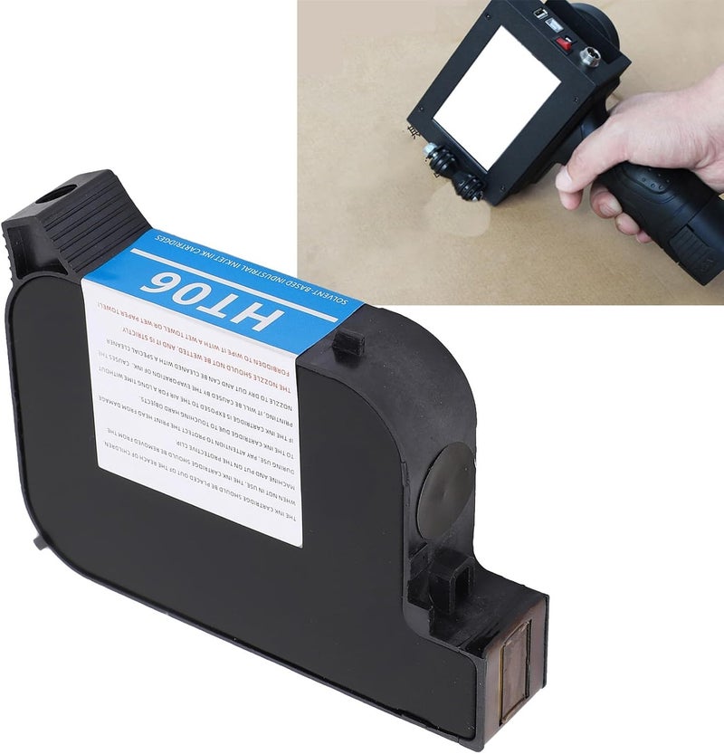 Jiawu Fast Dry Black Ink Cartridge, Replacement 42Ml Ink Cartridge For Non Encrypted Handheld Inkjet Printer Coding Machine, Handheld Printer Ink Cartridge For Sc12, Sc12T, Cp12, Cp12W, Sc12Kj 12.7Mm - Image 5