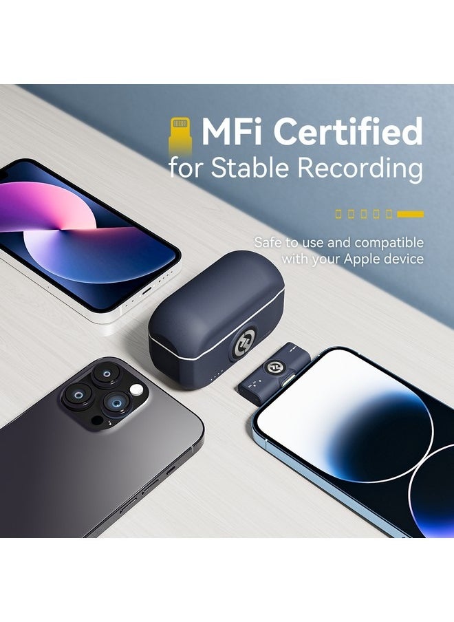 HollyView LARK M2 Wireless Lavalier Microphone Combo (2TX+3RX) and FREE Omnidirectional Lavalier Mic 1000ft Range, Hi-Fi Audio Noise Cancellation for Vlogging