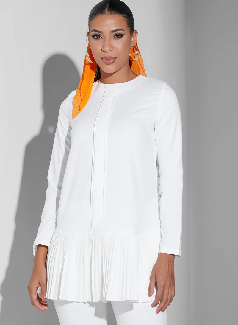 Namshi x Modanisa Crew Neck Tunic & Pants Set