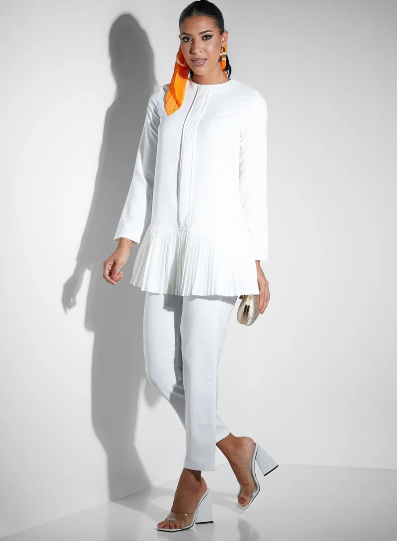 Namshi x Modanisa Crew Neck Tunic & Pants Set