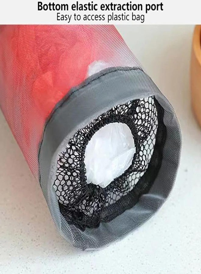 Drumstone [𝐄𝐱𝐜𝐥𝐮𝐬𝐢𝐯𝐞 𝐎𝐟𝐟𝐞𝐫𝐬 𝐉𝐮𝐬𝐭 𝐟𝐨𝐫 𝐘𝐨𝐮] Hanging Plastic Bag Holder, Space-Saving Wall Mount Organizer, Grocery Bag Dispenser for Plastic Bags, Vegetables, and Socks - Image 5