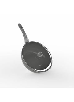 توب شيف مقلاة غير لاصقة مع غطاء زجاجي  - Image 3