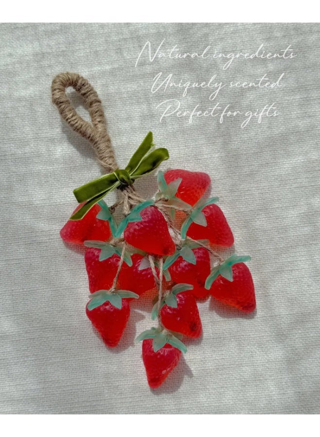 Shein Strawberry Shaped Hanging Soap Handmade Kitchen & Bath Decor - Image 4
