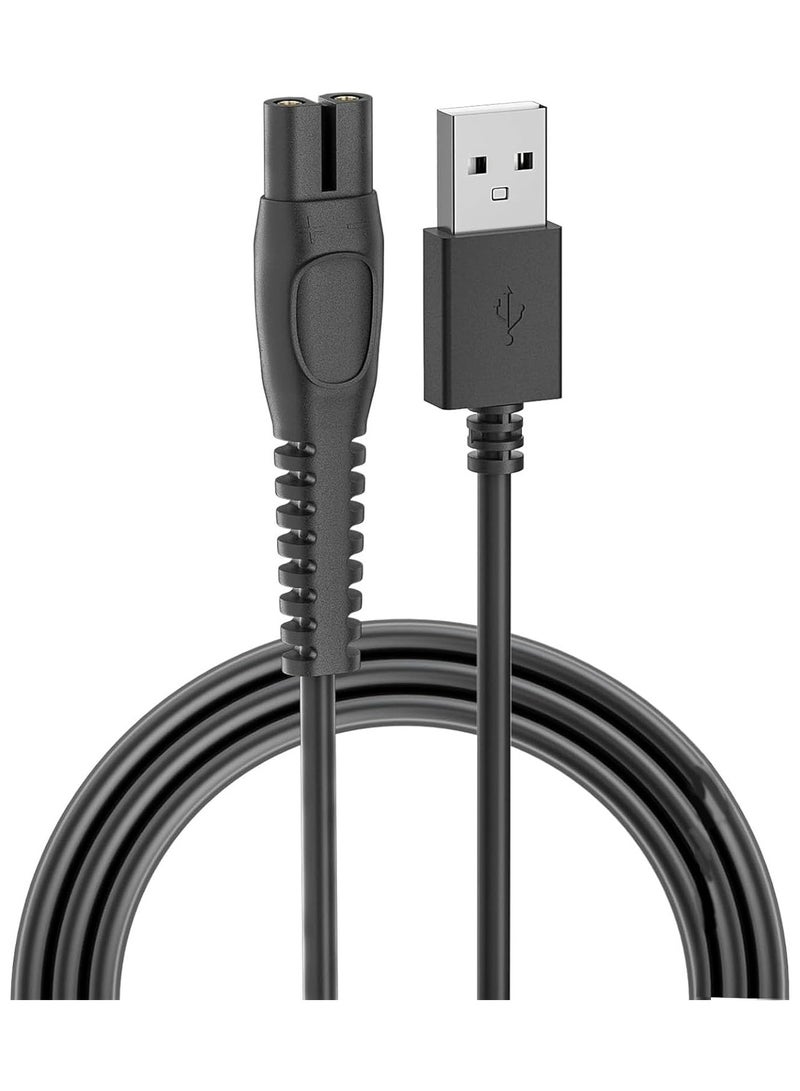 Adando 5V Charger for Philips Norelco Shaver 2400 2600, Wet & Dry Shaver Series 5000 7000 3000 Compatible with Philips Oneblade QP2724, QP2834, QP1924 USB Charging Cable - Image 1