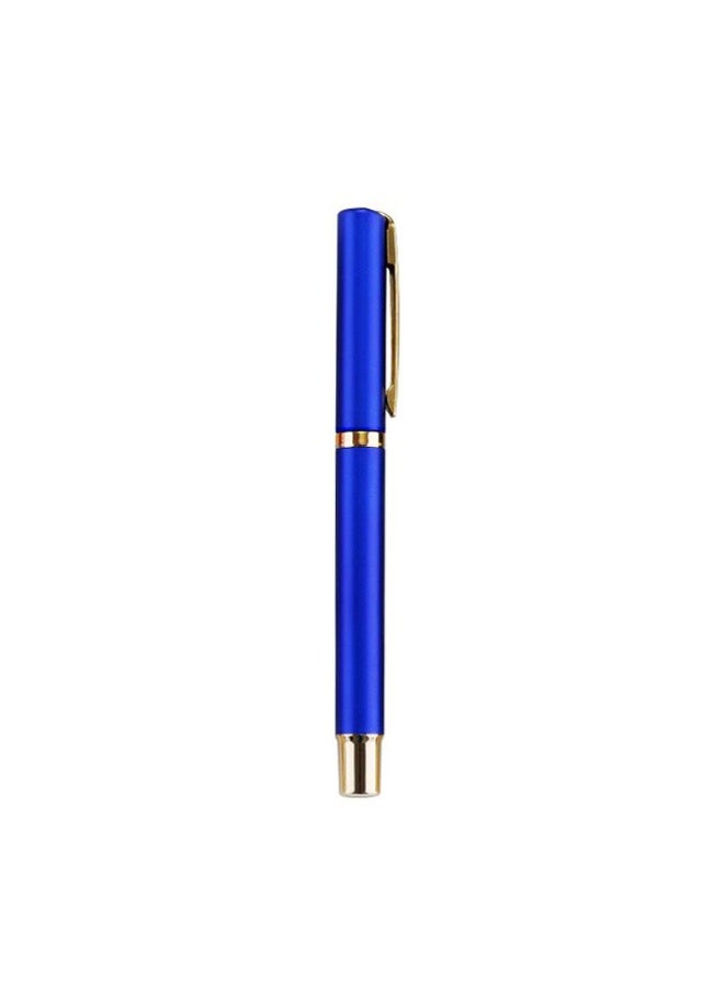 Student ballpoint pen set, 1 box, luxurious blue/gold trim