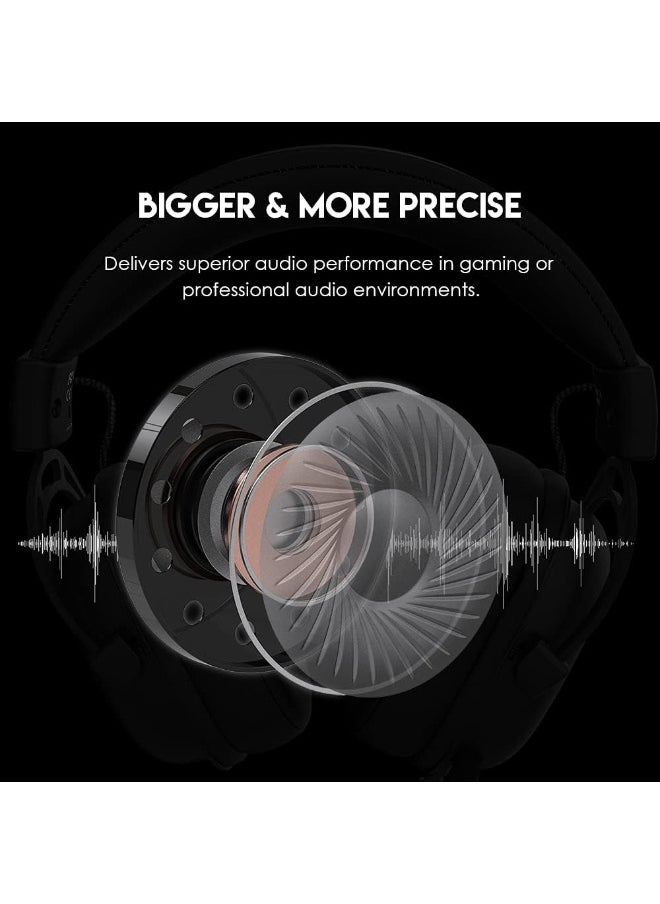 Fantech Sonata MH90 Multi-Platform Gaming Headset with 53mm Drivers for PC, PlayStation 4, Xbox One S, Xbox One X, Android, iOS, Black