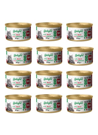 Mousse with Beef & Kidney Wet Cat Food