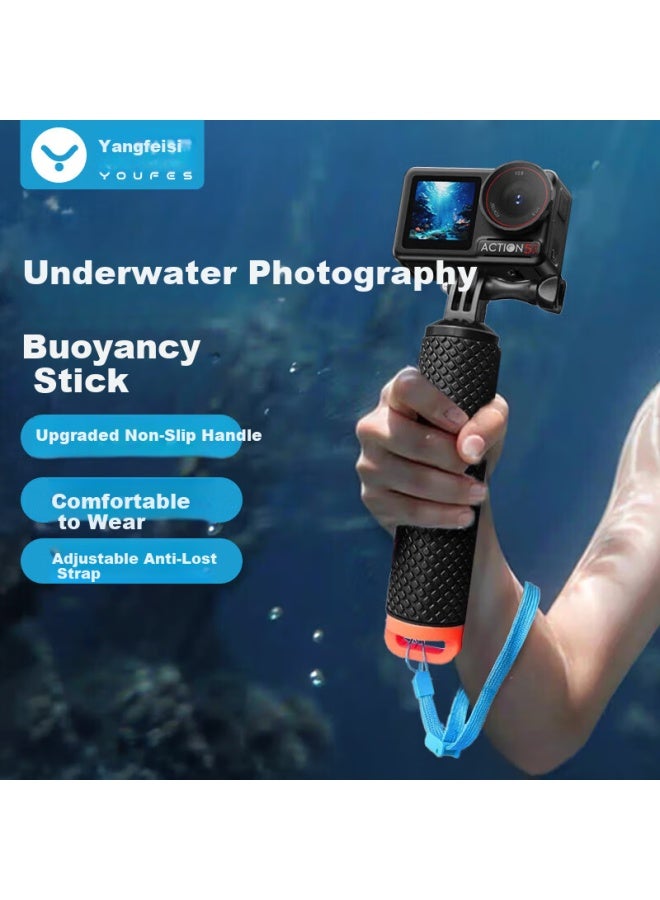 Youfes Yangfeisi Insta360 Acepro2 Floating Handle Sports Camera Accessory Acepro Underwater Handheld Pole Diving Accessory Floating Grip Selfie Stick - Image 1