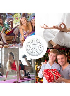 6 Inch Steel Tongue Drum 11 Notes Handpan Drum with Drum Mallet Finger Picks Percussion for Meditation Yoga