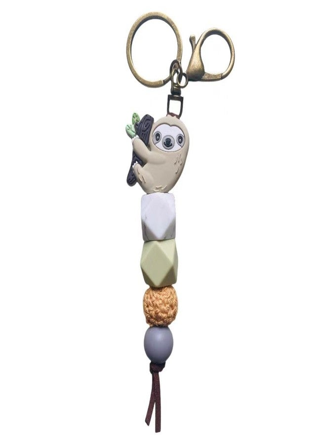 Lemua Sloth Keychain Gifts for Women & Men - Sloth Keychains for Car Keys, Backpack, Purse Charms - Image 1