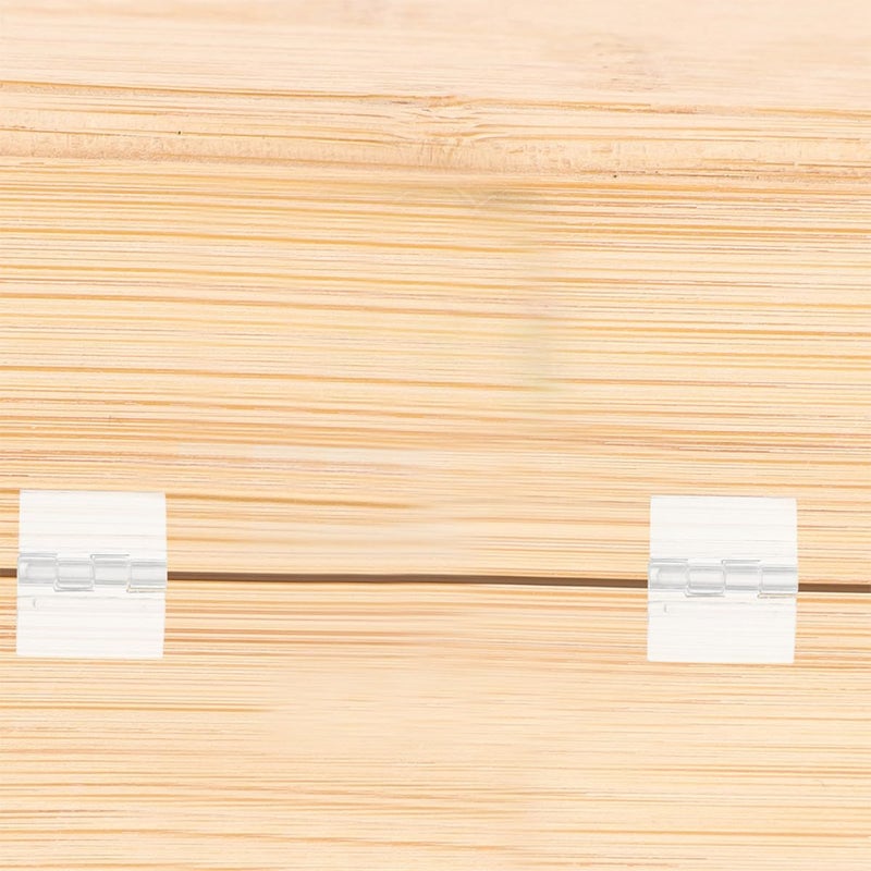 6Pcs Self Adhesive Acrylic Folding Cabinet Hinges 25x35mm Plastic Box Lid Hinges For Crafts - Image 5