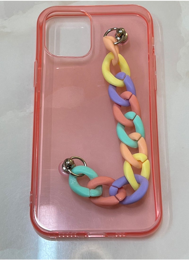 iPhone 12 Phone Cover With Colorful Chain Holder - pzsku/Z8B11561C4E8540B7116FZ/45/_/1665910410/fc49ceac-40a1-4cff-bac9-e100fc8319f4