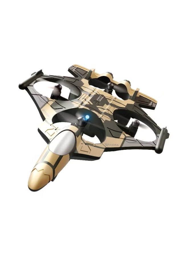 ELTRAZONE Drone Z100 LED Light Flying Toy with Shuttle Stunts, 360° Flips, Easy One-Key Takeoff & Landing, Smooth Hover Control for Fun Indoor & Outdoor Adventures - Image 3