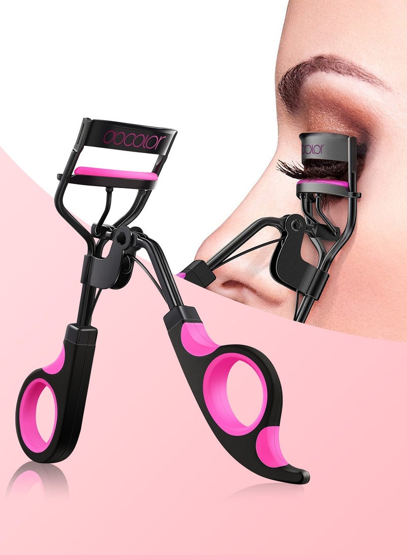 docolor 4-in-1 Professional Eyelash Curler Kit – Stainless Steel Curler + 6 Pads, Eyelash Comb & Tweezers & Dual Brush  - Image 4