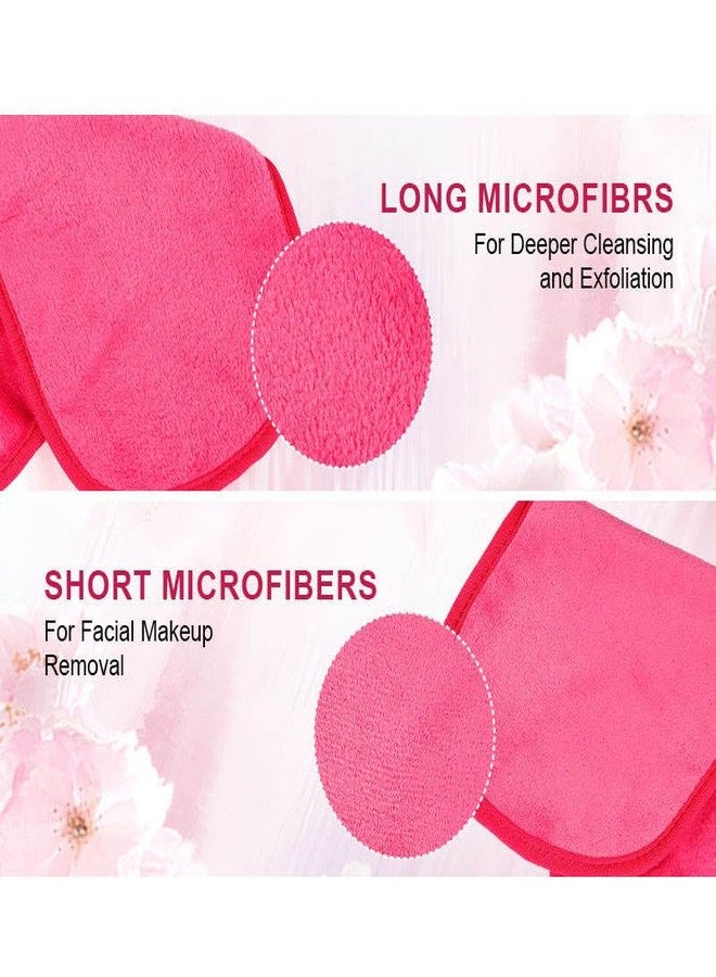 Outlay Home Face Makeup Remover Cloths Microfiber Wash Cloth Soft Fast Drying Facial Cleansing Cloth for Face, 12 x 12 Inch - Pack of 3 (Multicolor) - Image 5