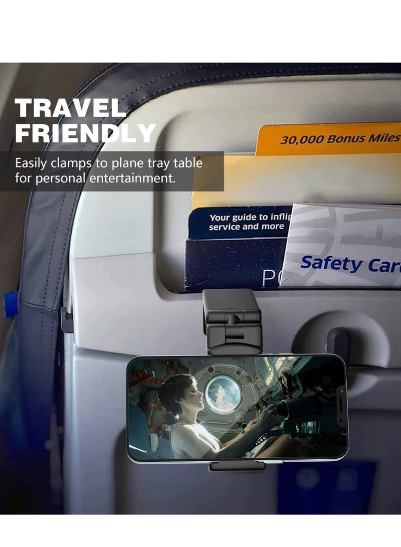 سيوسي الغرض العام طائرة تحلق الهاتف حامل . حر اليدين الهاتف المحمول قوس التي يمكن أن تدور في اتجاهين 360 درجة على الطاولة . اكسسوارات الطيران اللازمة للسفر جيب - Image 4