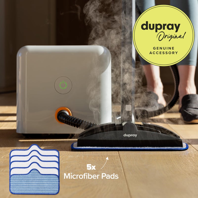 Dupray Neat Washable Microfiber Pads, accessories for Neat Steam Cleaner, pack of 5 - Image 3