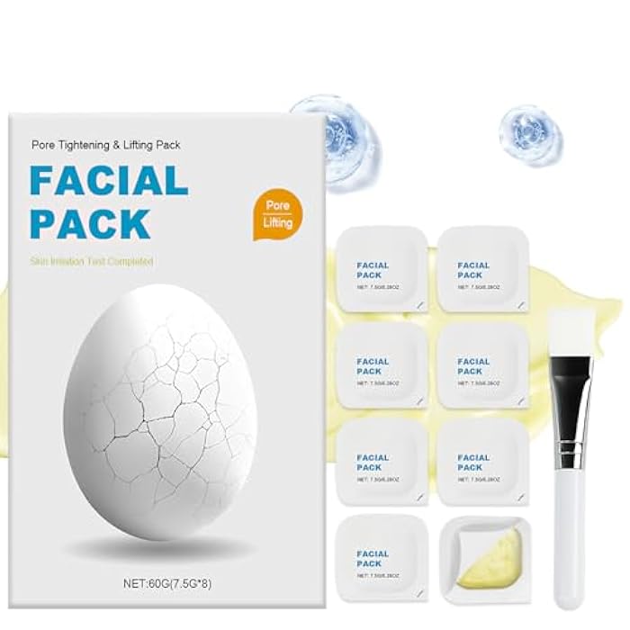 Kubot Zombie Face Mask Peel Off, Pore Tightening & Lifting Pack, Hydrating Zombie mask, Facial Mask Care, Anti-Aging, Anti-Wrinkles for All Types (1 Box, 8ea) - Image 1