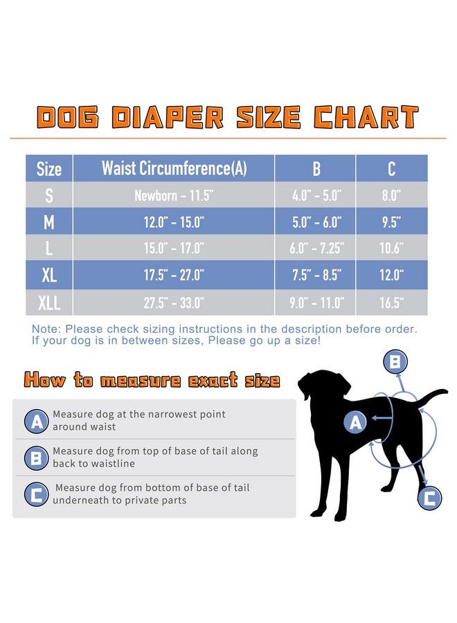 Leekalos Reusable Washable Dog Diapers Female (3 Pack)  Highly Absorbent Doggie Diapers  Size Adjustable Puppy Diapers For Dog Period Panties (Medium, Flora) - Image 2