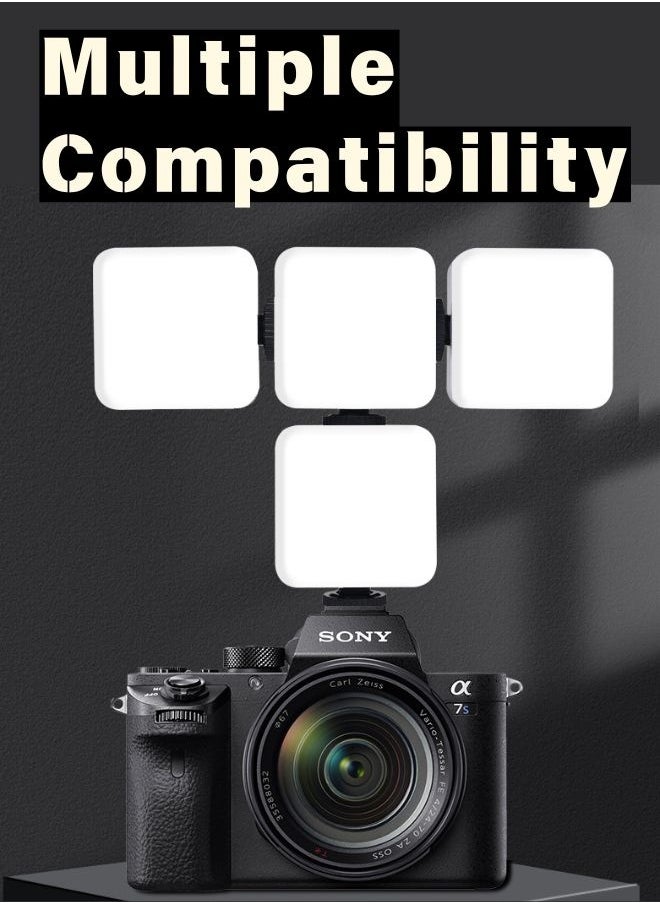 ZAFRA Portable  3 Lighting Mode Mini  Video Light Fill Light Video Light Dimmable 180 Degree Front and Rear Adjustment Angle for iPhone, Cell Phone, Camera, Laptop, Photography, Video,  TikTok, Selfie, Video Conference  - Image 5