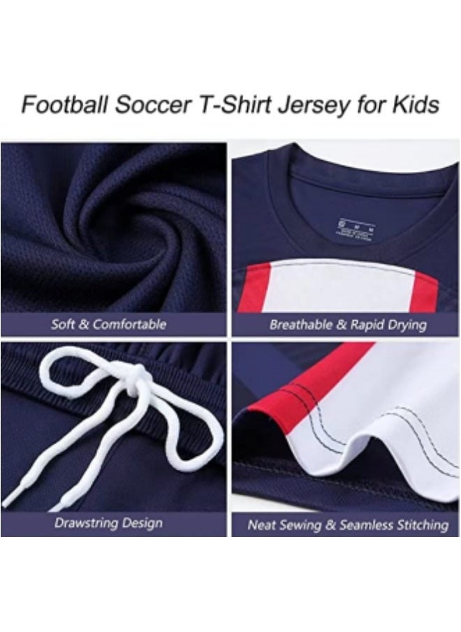 Generic Kids Football Jersey Set, No #30 Soccer Jersey,World Champion Football Soccer Jersey Set Kids & Youth Sizes  - Image 2