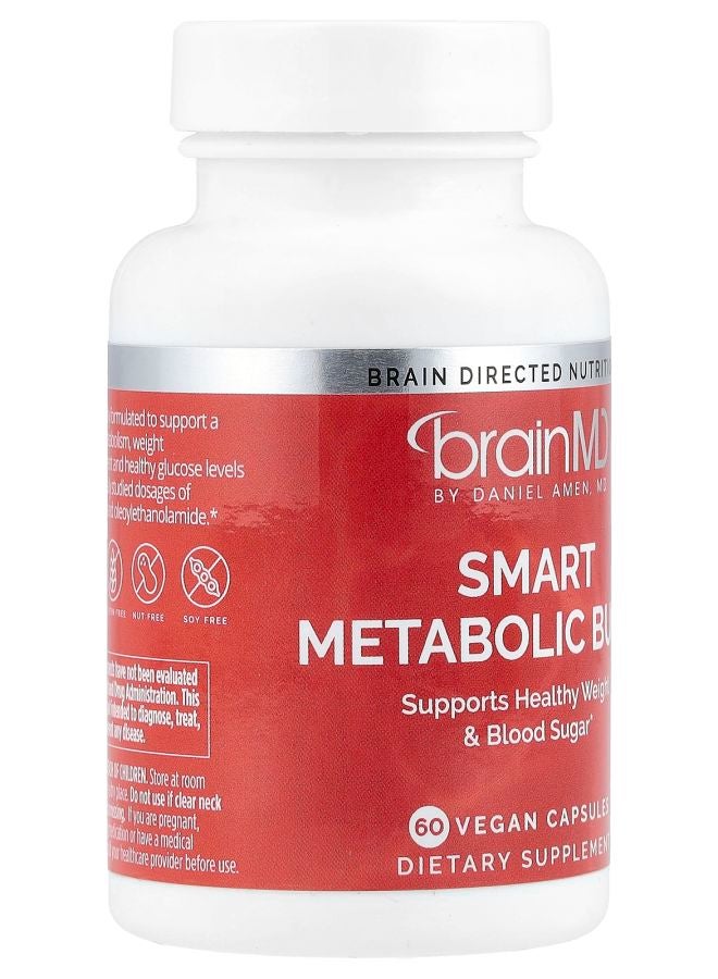 BRAINMD Smart Metabolic Burn 60 Vegan Capsules - Image 2