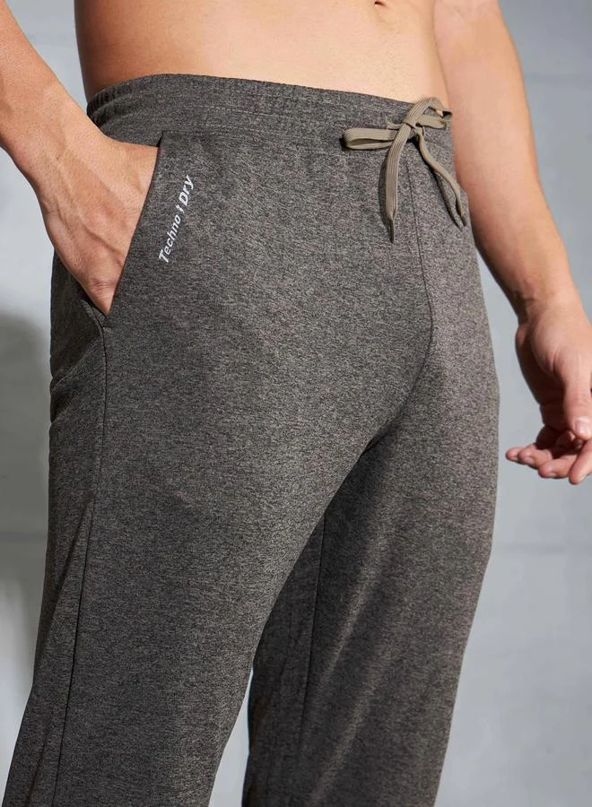 Technosport Technosport Solid Trackpants with Drawstring